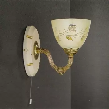 Бра с выключателем A.6958/1 Reccagni Angelo 6958 A 6958/1 листья