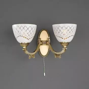 Бра с выключателем A.7052/2 Reccagni Angelo 7052 A 7052/2