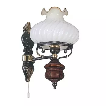 Бра под старину с выключателем в виде керосиновой лампы A.760/1 Reccagni Angelo 760 A 760/1