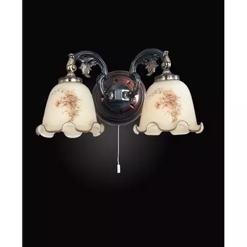 Бра с выключателем A 965/2 DEC Reccagni Angelo с цветами