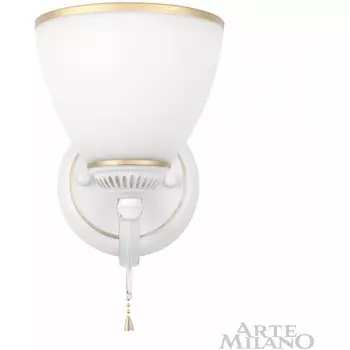 Бра с выключателем Arte Milano AM342837 342837/1W WT+G