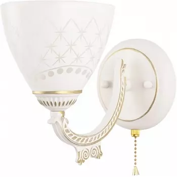 Бра с выключателем Arte Milano AM343837 343837/1W WT+G