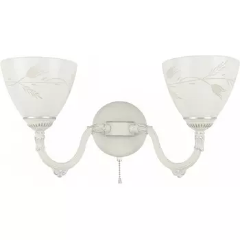 Бра с выключателем Arte Milano AM343837 347837/2W WT+SL