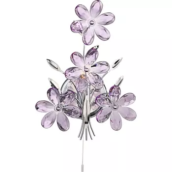 Бра с выключателем цветы Purple 5147 (Globo)