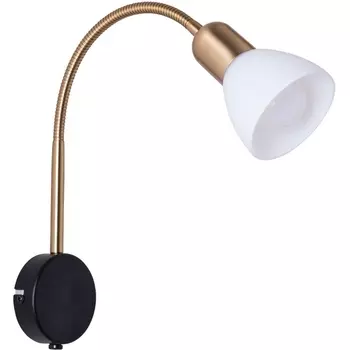 Бра с выключателем Arte Lamp Falena A3116AP-1BK