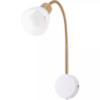 Бра с выключателем Arte Lamp Falena A3116AP-1WH