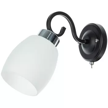 Бра с выключателем Arte Lamp Krit A4505AP-1BK