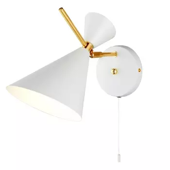 Бра с выключателем MD.0702-1-W WH+FGD Imex