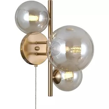 Бра с выключателем молекулы Moderli Renny V10786-3W