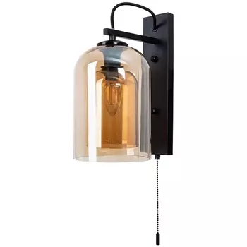 Бра с выключателем Arte Lamp Paio A7015AP-1BK