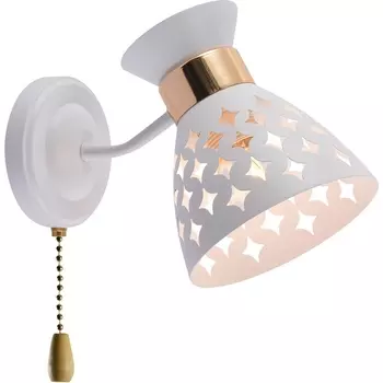 Бра с выключателем Reluce 01579-3.2-01 WH+FGD