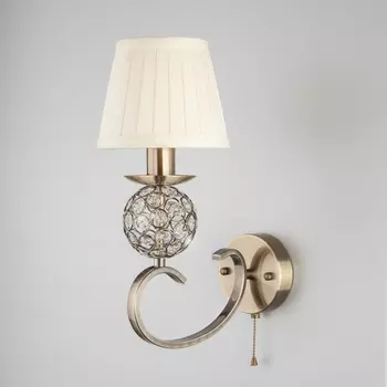 Бра с выключателем 60089/1 Eurosvet Tessa античная бронза