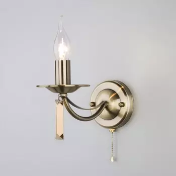 Бра с выключателем 60087/1 Eurosvet Volare античная бронза