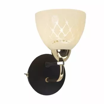 Бра с выключателем в цвете венге Citilux Kristi CL152412