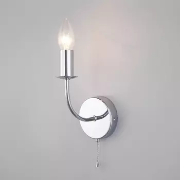 Бра 60139/1 Eurosvet Santi хром в виде свечи