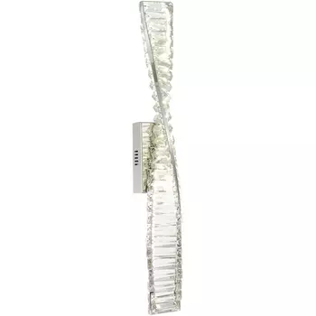 Бра светодиодное ST Luce Elica SL6205.101.01 Хром/Прозрачный LED 1*13W 3000K