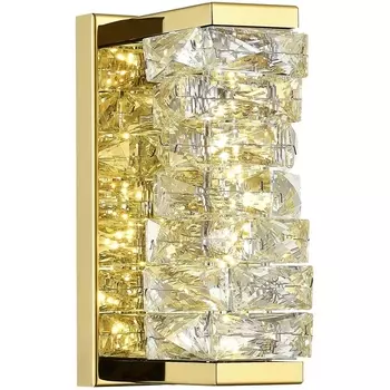 Бра светодиодное ST Luce Espira SL6010.201.08 Золотистый/Прозрачный LED 1*8W