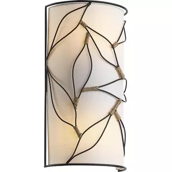 Бра ST Luce Root SL6228.401.02 Черный/Бежевый E27 2*60W