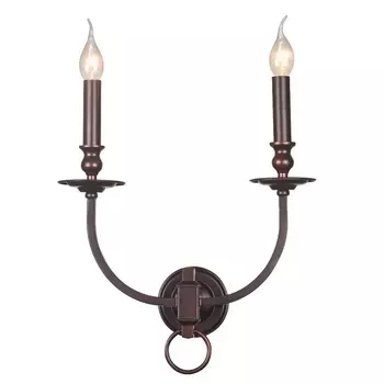 Бра Crystal Lux SUERTE BROWN AP2 подсвечник