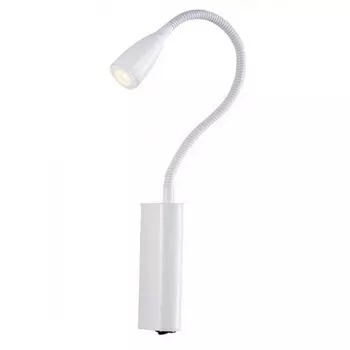 Бра на гибкой ножке для чтения светодиодное 14801/A Newport 14800 LED white