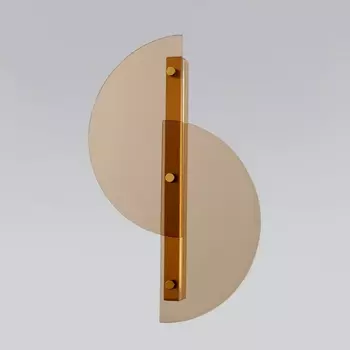 Бра светодиодное Eurosvet Colour со стеклянным рассеивателем 40160 LED янтарный