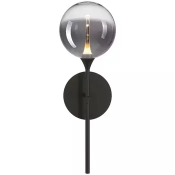 Бра светодиодное Delight Collection MD23001045 MB23001045H-1B black/smoky в форме шара DeLight Collection