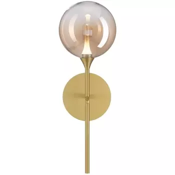 Бра светодиодное Delight Collection MD23001045 MB23001045H-1B brass/champagne в форме шара DeLight Collection