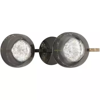 Бра светодиодное Delight Collection MT9128 MT9128-2W pearl black/smoke DeLight Collection