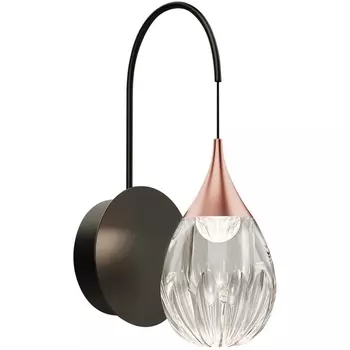 Бра светодиодное Delight Collection Stilla MB24001004-1A copper/clear DeLight Collection