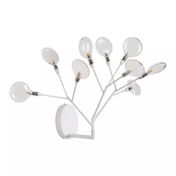 Бра светодиодное Crystal Lux EVITA AP9 WHITE/TRANSPARENT