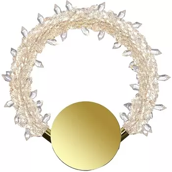 Бра хрусталь светодиодное gold NEW Newport 8280 8280/А кольцо
