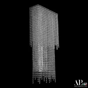 Бра светодиодное хрустальное APL LED Sicilia SH500.B3.35-70.B.Ni.4000