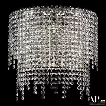 Бра светодиодное хрустальное APL LED Sicilia SH500.B4.35-27.B.Ni.4000