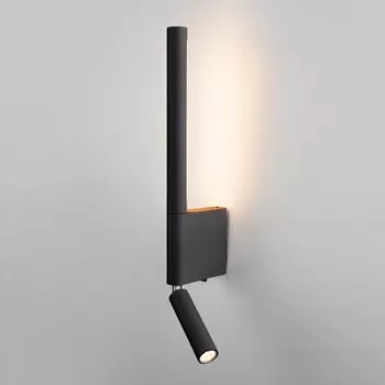 Бра светодиодное с выключателем для чтения 40111/LED Elektrostandard Sarca черный