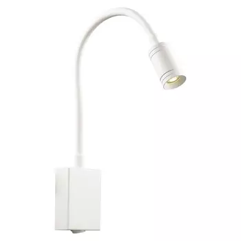 Бра на гибкой ножке для чтения светодиодное с выключателем Favourite Murum 1958-1W