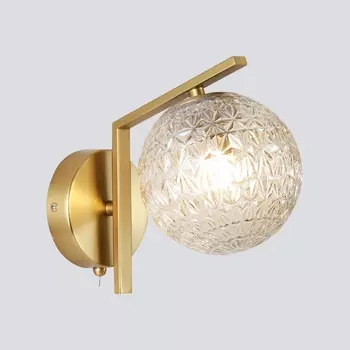 Бра светодиодное с выключателем 70132/1 Eurosvet Shape латунь