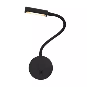 Настенный светильник на гибкой ножке для чтения (бра на гибкой ножке) Stem 3000К 3Вт IP 20 LED Maytoni Technical C035WL-L3B3K