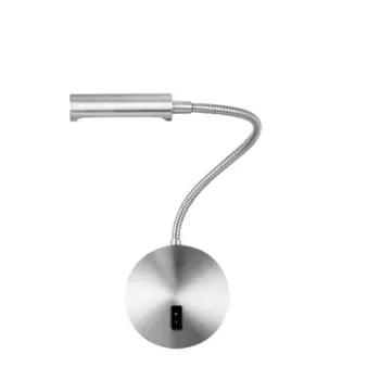 Настенный светильник на гибкой ножке для чтения (бра на гибкой ножке) Stem 3000К 3Вт IP 20 LED Maytoni Technical C035WL-L3CH3K