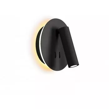 Бра светодиодное с выключателем ER0569Y BK iLedex Tanki