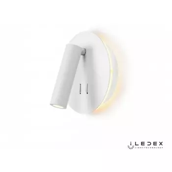Бра светодиодное с выключателем ER0569Y WH iLedex Tanki