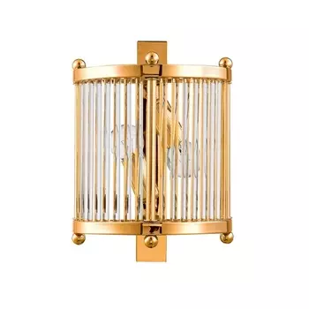 Бра Crystal Lux TADEO AP2 GOLD/TRANSPARENTE