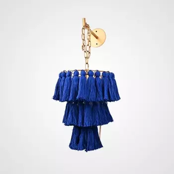 Бра бахрома Tassel Wall Синий ImperiumLoft Tassel-Wall01
