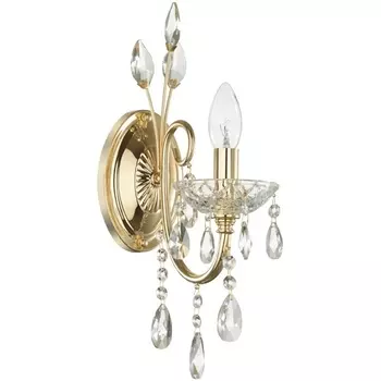 Бра хрусталь Odeon Light Versia 4977/1W подсвечник с подвесками