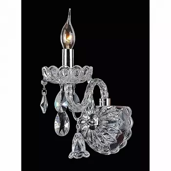Бра хрусталь Vitaluce V2325/1A, 1хЕ14 макс. 40Вт подсвечник с подвесками