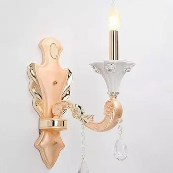 Бра Vitaluce V2357/1A, 1xE14 макс. 60Вт в виде свечи с подвесками