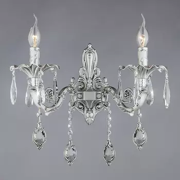 Бра 276/2 Bogate's Wonderful серебро подсвечник