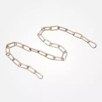 Цепь Eurosvet 10302 белый с золотом