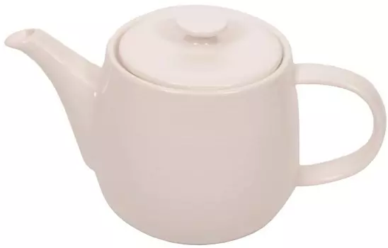 Чайник заварочный "Ahmad Tea" с фильтром, белый, керамический, 700 мл