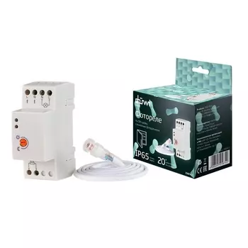 Датчик освещенности на DIN-рейку (10А, 5-50Лк) Duwi 25874 2