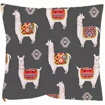 Декоративная подушка Dreambag Ламы Серые 4524700